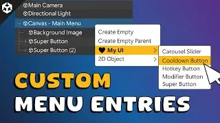 How to add a Menu Item to the Unity right click menu | Unity Tips
