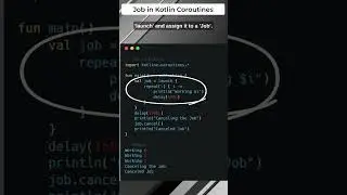 37. Master 'Job' in Kotlin Coroutines: 1 Minute Breakdown 🎓 | BackToCoding Shorts