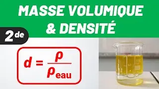 MASSE VOLUMIQUE & DENSITÉ ✅ Exercice corrigé 💪 Seconde | Chimie