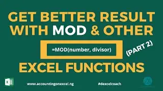 👉COMBINE MOD & OTHER EXCEL FUNCTIONS FOR BETTER RESULT