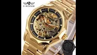 Unboxing Jam Tangan Winner Gold