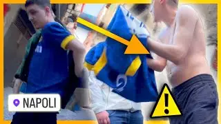A NAPOLI CON LA MAGLIA DEL VERONA (finito male)