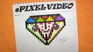 How to draw a kawaii diamond 