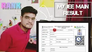 My jee main result🥴 April attempt jee mains result reaction..