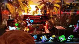 Falco vs Dark Samus vs Wolf vs Luigi