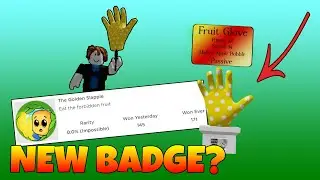 How to get NEW The Golden Slapple Badge | Roblox Slap Battles