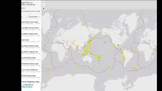 PSC153 Pre recorded Recent Earthquake data