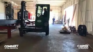 Combilift - COMBi  C10,000 - Handling Steel beams - long load handling
