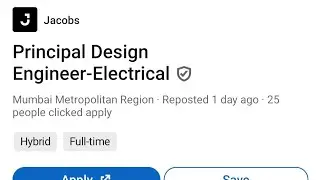 Principal Design Engineer - Electrical || Job
