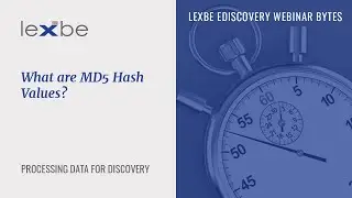 Webinar Bytes: What Are MD5 Hash Values?