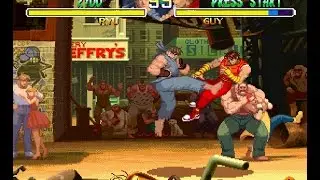 Street Fighter Alpha 2 Gold [PS1] - play as SF2 Ryu