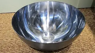 IKEA BLANDA BLANK SERVING BOWL STAINLESS STEEL CLOSER LOOK KITCHENWARE REVIEW IKEA SHOP SHOPPING