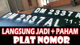 CARA MEMBUAT PLAT NOMOR MOTOR UNTUK PEMULA