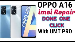 OPPO A16 imei Repair  Done one click with umt firt Video oppo imei repair with umt pro mtk game over