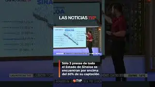 Captación de presas en Sinaloa | Las Noticias TVP