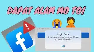 FACEBOOK LOGIN ERROR IN IPHONE - Unexpected Error Occurred Please Try Logging In Again 2021