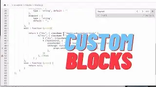 WP Gutenberg custom block editor - from scratch