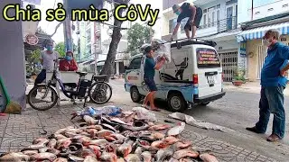 Van Life Vietnam ✅ Ba Van đem nhà di động minihome chở 300kg cá chung tay mùa Cô Vy