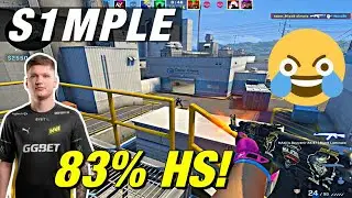 s1mple vs woxic, Woro2k, mir, JACKZ nuke faceit game! 83 HS!🔥 CSGO s1mple POV