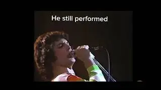 Freddie Mercury voice Crack while performing at earls court