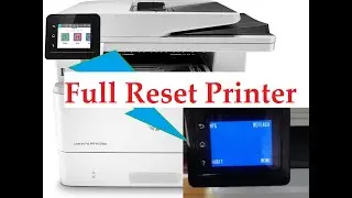 How to Full Reset HP LaserJet M429dw Printer