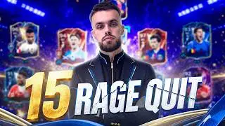 15 RAGE QUITS in 15 MATCHES for the ULTIMATE TOTS!