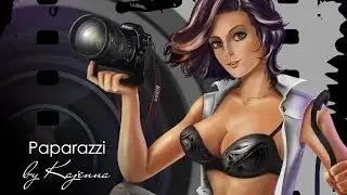Paparazzi / Digital painting by Kajenna