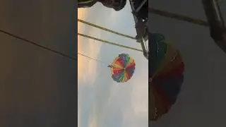Amazing Experience Of Parasailing In Malaysian Beach