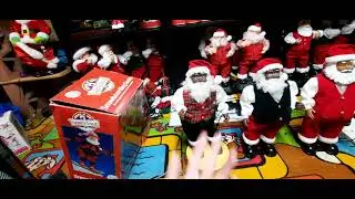 Gemmy African American Hip Swinging Santas