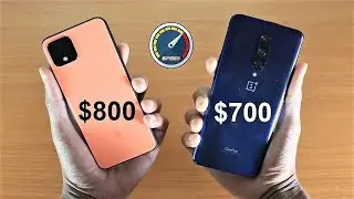 Google Pixel 4 XL vs OnePlus 7T Pro - Speed Test!