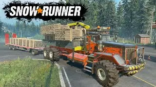 SNOWRUNNER. БУМАЖНАЯ ФАБРИКА УЧАСТОК 