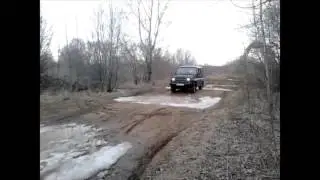 УАЗ на бездорожье