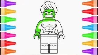 How to Draw Green Hulk Coloring Pages | Kids Learn Drawing | Art Colors for Children