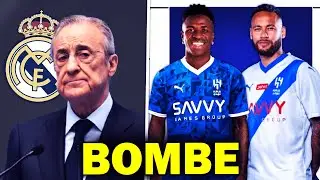 COUP DE TONNERRE AU REAL MADRID, VINICIUS VEUT REJOINDRE NEYMAR EN ARABIE SAOUDITE ? - ACTU FOOT