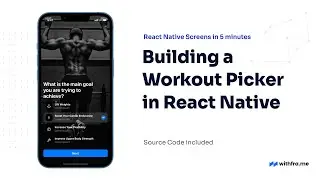 #22 Building a Workout Picker in Dark Mode in React Native