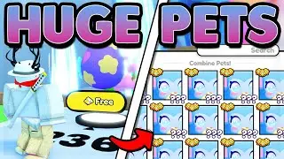 I FOUND The BEST HUGE PETS To HATCH In PET SIMULATOR 99! MAX LUCK! And MUCH MORE!