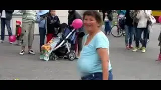 What a woman?| Can you do this in public ?| No Bra Festival Dancer