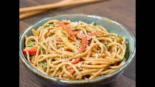Thai Peanut Noodles | Thai Peanut Noodles Recipe | Thai Noodles Recipe