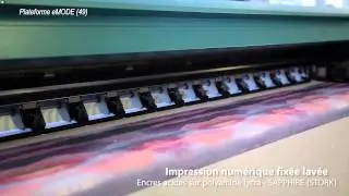 La technique d'impression numérique en fixée lavée