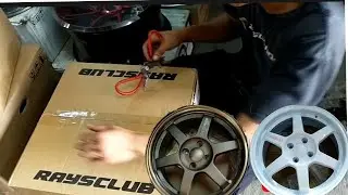 Unboxsing Velg TE 37 Ring 16 Mari kia buka