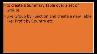Summarize Column DAX Function in PowerBI. 