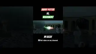 Harry Potter vs. Voldemort in LEGO! #harrypotter #hogwarts voldemort #lego #legoharrypotter