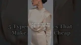 5 Types of fabric that make you look cheap | #elegance #fashion