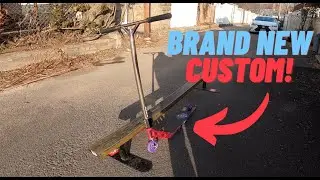 TESTING MY BRAND NEW CUSTOM PRO SCOOTER