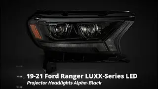 AlphaRex 2019-2021 Ford Ranger LUXX-Series LED Projector Headlights