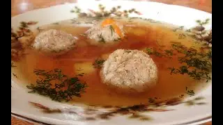 Суп с фрикадельками. Быстрый, простой и очень вкусный!