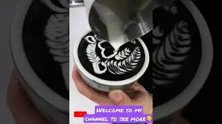 Amazing coffee art 👀 I love it!♥️#coffee #art #drinks #morning #drawingoncoffee