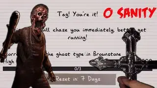 GOING TO SCHOOL | SOLO IN PHASMOPHOBIA | TAG WEEKLY CHALLENGE MODE | No Commentary