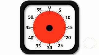 60-minute visual timer
