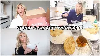 spend a sunday with me | new product, tanning and cook with me ♡